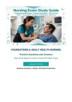 Test Bank&colon; Foundations And Adult Health Nursing 9Th Edition &vert; Kim Cooper & Kelly Gosnell &vert; 100&percnt; Verified Exam Prep