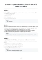 Pepp Final Questions With Complete Answers&NewLine;&lpar;100&percnt; Accurate&rpar;&NewLine;