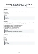 Pepp Post Test Questions With Complete&NewLine;Answers &lpar;100&percnt; Accurate&rpar;&NewLine;