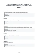 Picat&sol; Asvab Review For A Score Of 82&NewLine;Questions With Verified Answers Latest&NewLine;Update