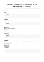 Picat Practice Test Exam Questions And&NewLine;Answers Latest Update&NewLine;