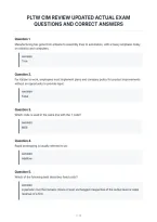Pltw Cim Review Updated Actual Exam&NewLine;Questions And Correct Answers