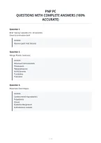 Pnp Pc&NewLine;Questions With Complete Answers &lpar;100&percnt;&NewLine;Accurate&rpar;