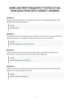 Aswb Lsw Prep Frequently Tested Actual Exam Questions With Correct Answers