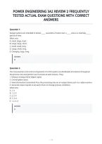 Power Engineering 3A2 Review 2 Frequently Tested Actual Exam Questions With Correct Answers&period;pdf&NewLine;&NewLine;