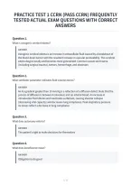 Practice Test 1 Ccrn &lpar;Pass Ccrn&rpar; Frequently Tested Actual Exam Questions With Correct Answers&period;pdf&NewLine;&NewLine;