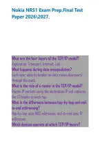 Nokia NRS1 Exam Prep&period;Final Test Paper 20262027&period;&NewLine;