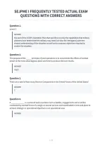 Sejpme I Frequently Tested Actual Exam&NewLine;Questions With Correct Answers