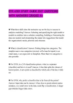 Isye 6501 Study Guide 2027 Questions&NewLine;With Answers Graded A&plus;