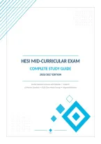 HESI Mid-Curricular Exam Study Guide 2026&sol;2027 &vert; Complete Questions & Answers with Rationales &vert; Nursing Exam Prep &vert; Graded A&plus; &vert; Instant Download