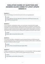 Simulation Course &lpar;S7&rpar; Questions And&NewLine;Answers Solved Correctly Latest Update&NewLine;Graded A