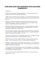 Gcor Main Exam Test 2025 Questions With Solutions Guarantee A&period;pd