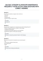 Qal&sol;Qac Category B Landscape Maintenance&NewLine;Frequently Tested Actual Exam Questions With&NewLine;Correct Answers