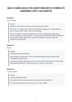 Quiz 4 Nurs 5432 Uta Questions With Complete&NewLine;Answers &lpar;100&percnt; Accurate&rpar;