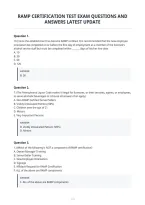 Ramp Certification Test Exam Questions And&NewLine;Answers Latest Update&NewLine;