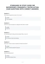 Starguard 5E Study Guide &lpar;No&NewLine;Waterfront&rpar; Frequently Tested Actual&NewLine;Exam Questions With Correct Answers&NewLine;