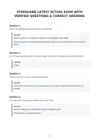 Starguard Latest Actual Exam With&NewLine;Verified Questions & Correct Answers