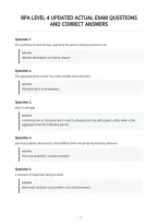 Rpa Level 4 Updated Actual Exam Questions&NewLine;And Correct Answers&NewLine;