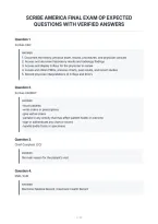 Scribe America Final Exam Op Expected&NewLine;Questions With Verified Answers&NewLine;