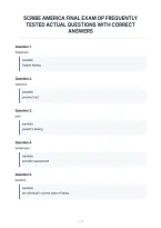 Scribe America Final Exam Op Frequently&NewLine;Tested Actual Questions With Correct&NewLine;Answers