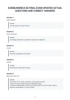 Scribeamerica Ed Final Exam Updated Actual&NewLine;Questions And Correct Answers&NewLine;