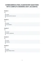 Scribeamerica Final Exam Review Questions&NewLine;With Complete Answers &lpar;100&percnt; Accurate&rpar;