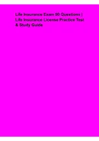  Life Insurance Exam 90 Questions &ndash; License Practice Test and Study Guide