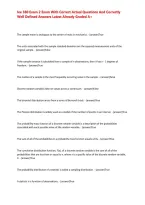 Iee 380 Exam 2 Exam With Correct Actual Questions And Correctly Well Defined Answers Latest Already Graded A&plus;&NewLine;