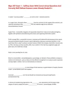 Mgsc 487 Exam 1 &ndash; Gaffney Exam With Correct Actual Questions And Correctly Well Defined Answers Latest Already Graded A&plus;&NewLine;