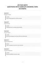 Ati Teas Math&NewLine;Questions With Complete Answers &lpar;100&percnt;&NewLine;Accurate&rpar;