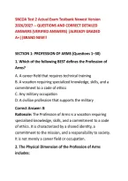 Sncoa Test 2 Actual Exam Testbank Newest Version&NewLine;2026&sol;2027 -- Questions And Correct Detailed&NewLine;Answers &lpar;Verified Answers&rpar; &vert;Already Graded&NewLine;A&plus;&vert;&vert;Brand New&excl;&excl;