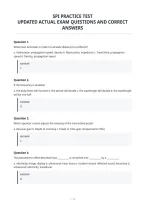 Spi Practice Test&NewLine;Updated Actual Exam Questions And Correct&NewLine;Answers