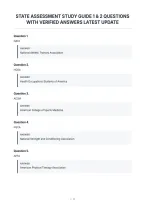 State Assessment Study Guide 1 & 2 Questions&NewLine;With Verified Answers Latest Update