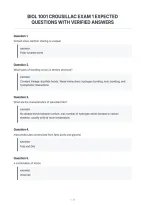 Biol 1001 Crousillac Exam 1 Expected&NewLine;Questions With Verified Answers