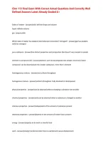 Chm 113 Final Exam With Correct Actual Questions And Correctly Well Defined Answers Latest Already Graded A&plus;&NewLine;