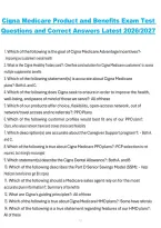 Cigna Medicare Products and Benefits Exam &ndash; Practice Test Questions and Answers 2026&sol;2027