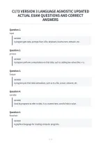 C173 Version 3 Language Agnostic Updated&NewLine;Actual Exam Questions And Correct&NewLine;Answers&NewLine;