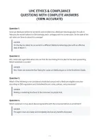 Uhc Ethics & Compliance&NewLine;Questions With Complete Answers&NewLine;&lpar;100&percnt; Accurate&rpar;&NewLine;