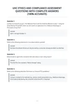 Uhc Ethics And Compliance Assessment&NewLine;Questions With Complete Answers&NewLine;&lpar;100&percnt; Accurate&rpar;&NewLine;