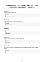 Utd Its 3300 Exam &num;1 Questions And Answers&NewLine;Solved Correctly Latest Update Graded A&plus;