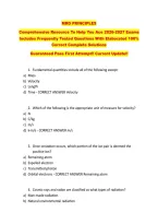 MRO PRINCIPLES &NewLine;Comprehensive Resource To Help You Ace 2026-2027 Exams Includes Frequently Tested Questions With Elaborated 100&percnt; Correct Complete Solutions &NewLine;Guaranteed Pass First Attempt&excl;&excl; Current Update&excl;&excl;