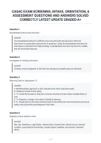Casac Exam Screening&comma; Intake&comma; Orientation&comma; &&NewLine;Assessment Questions And Answers Solved&NewLine;Correctly Latest Update Graded A&plus;