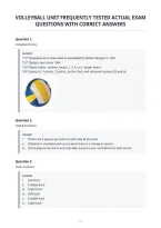 Volleyball Unit Frequently Tested Actual Exam Questions With Correct Answers&period;pdf&NewLine;&NewLine;
