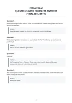 Ccma Exam&NewLine;Questions With Complete Answers&NewLine;&lpar;100&percnt; Accurate&rpar;&NewLine;