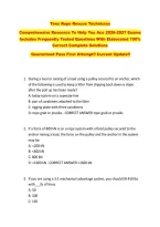 Teex Rope Rescue Technician&NewLine;Comprehensive Resource To Help You Ace 2026-2027 Exams Includes Frequently Tested Questions With Elaborated 100&percnt; Correct Complete Solutions&NewLine; Guaranteed Pass First Attempt&excl;&excl; Current Update&excl;&excl;