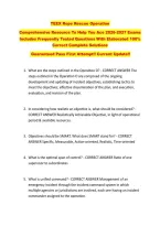 TEEX Rope Rescue Operation  &NewLine;Comprehensive Resource To Help You Ace 2026-2027 Exams &NewLine;Includes Frequently Tested Questions With Elaborated 100&percnt; &NewLine;Correct Complete Solutions &NewLine;Guaranteed Pass First Attempt&excl;&excl; Current Update&excl;&excl; 