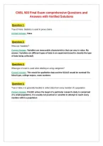 CNSL 503 Final Exam comprehensive Questions and Answers with Verified Solutions