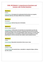 CNSL 503 Module 1 comprehensive Questions and Answers with Verified Solutions