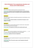 CNSL 503 Module 8 Test comprehensive Questions and Answers with Verified Solutions