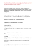 Acct 526 Final Exam With Correct Actual Questions And Correctly Well Defined Answers Latest Already Graded A&plus;&NewLine;